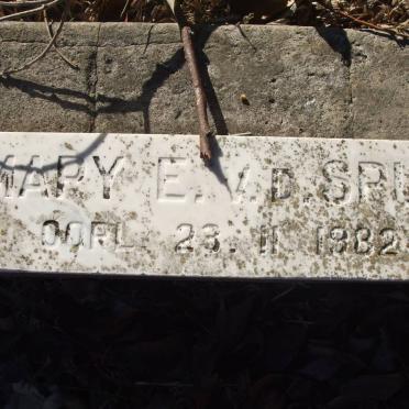 SPUY Mary E., v.d. -1982