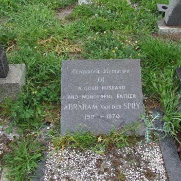 SPUY Abraham, van der 1907-1970