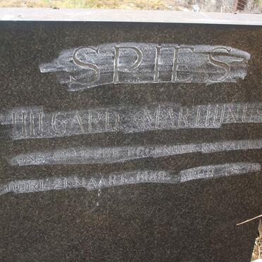 SPIES Hilgard Marthinus -1959