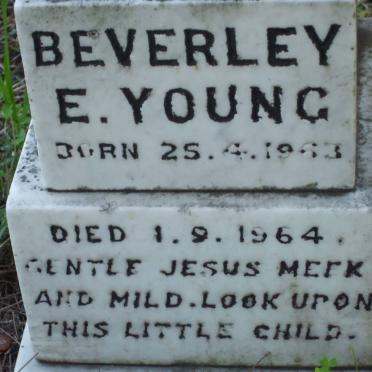 YOUNG Beverley E. 1963-1964