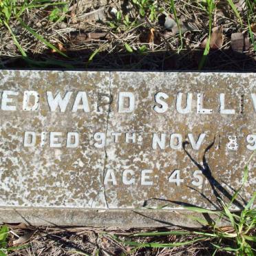 SULLIVAN Edward  -1896 