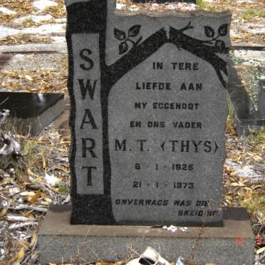 SWART M.T 1925-1973