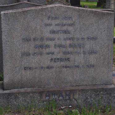 SWART Michiel 18??-194? &amp; Maria OTTO 18?5-1958 :: SWART Petrus 1881-1972