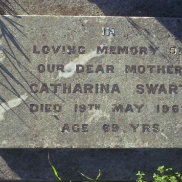 SWART Catharina -1960