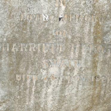 SWANN Harriett Meiora -1921