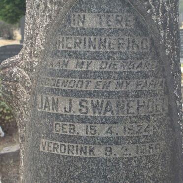 SWANEPOEL Jan J. 1924-1956