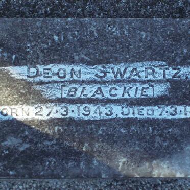 SWARTZ Deon  -1943 