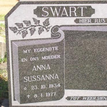 SWART Anna Sussanna 1934-1977