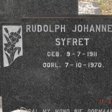 SYFRET Rudolph Johannes 1911-1970