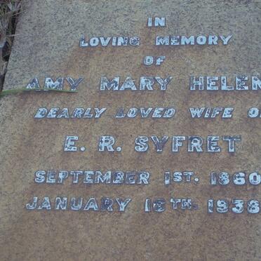 SYFRET Amy Mary Helena 1860-1938