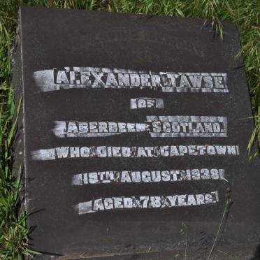 TAWSE Alexander -1938