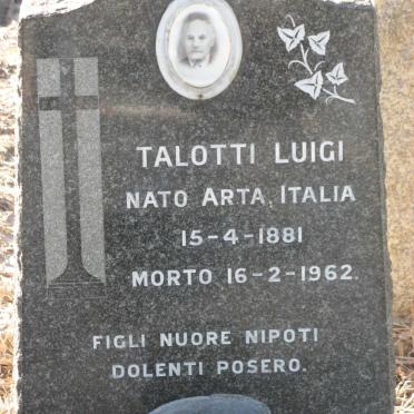 TALOTTI Luigi 1881-1962