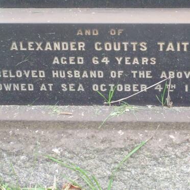 TAIT Alexander Coutts -1918