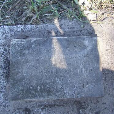 TAYLOR Algernon Dominic 1889-1967