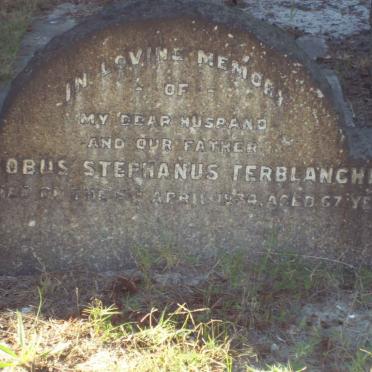 TERBLANCHE Jacobus Stephanus 1934 