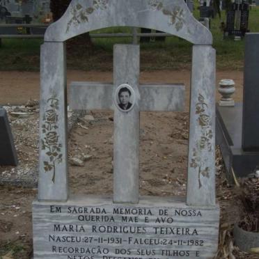 TEIXEIRA Maria Rodrigues 1931-1982