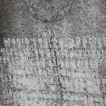 KRAMER Maria Louisa 1814-1892