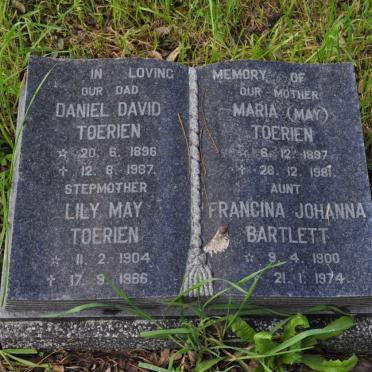 TOERIEN Daniel David 1896-1987 &amp; Maria 1897-1981 :: TOERIEN Lily May 1904-1986 :: BARTLETT Francina Johanna 1900-1974