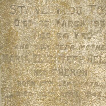 TOIT Stanley, du -1939 &amp; Maria Elizabeth Helena HERON 1878-1943