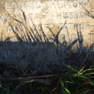 TOIT Sidney Arthur, du -1959