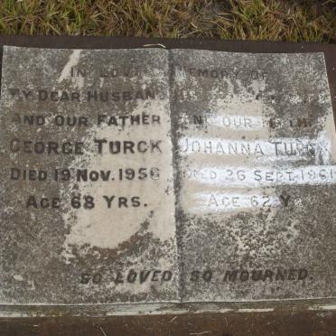 TURCK George -1956 &amp; Johanna -1961