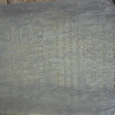 TRILL Louisa -1874 :: TRILL Ernest 1844-1888