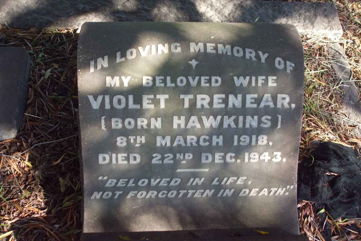 TRENEAR Violet nee HAWKINS 1918-1943