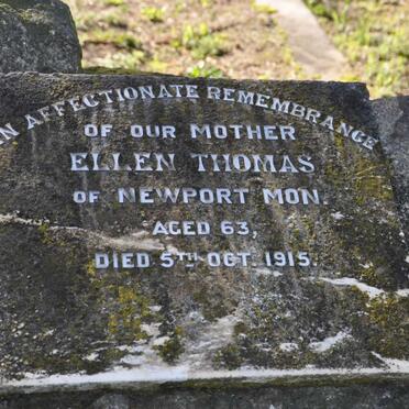 THOMAS Ellen -1915