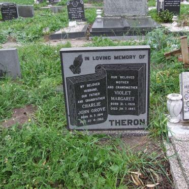 THERON Charlie John Grove 1914-1982 &amp; Violet Margaret 1920-1987