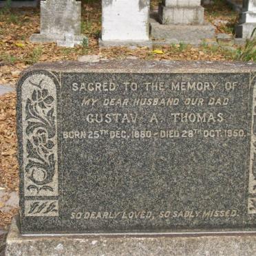 THOMAS Gustav A. 1880-1950