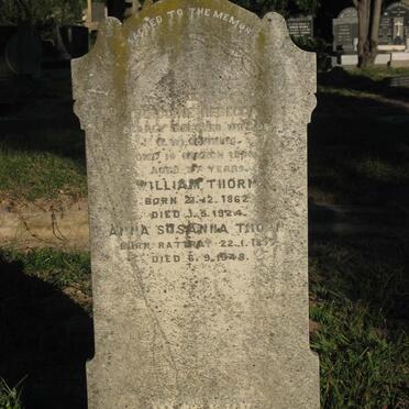 THORN William 1862-1924 &amp; Anna Susanna RATTRAY 1877-1948 :: DOWNING Caroline Rebecca -1896