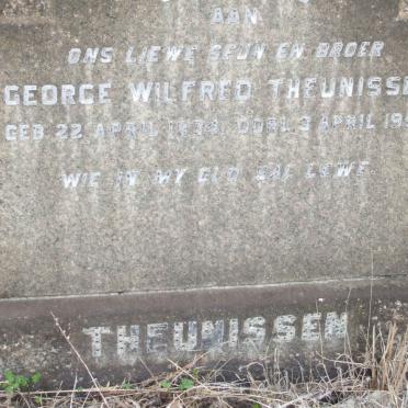 THEUNISSEN George Wilfred 1934-1956