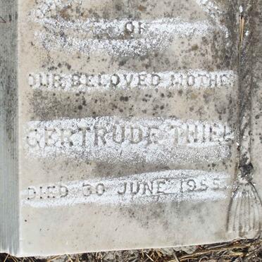 THIEL Gertrude -1955