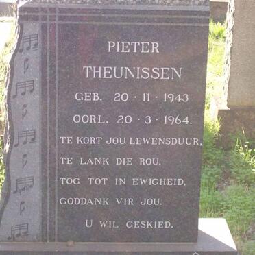 THEUNISSEN Pieter 1943-1964