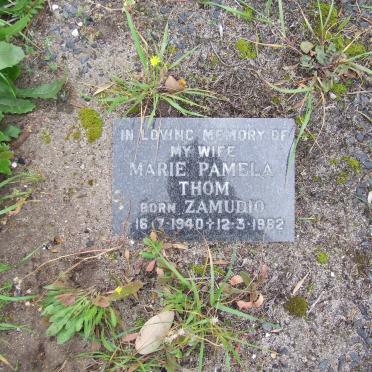 THOM Marie Pamela nee ZAMUDIO 1940-1982