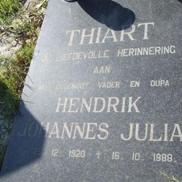 THIART Hendrik Johannes Julia 1920-1988