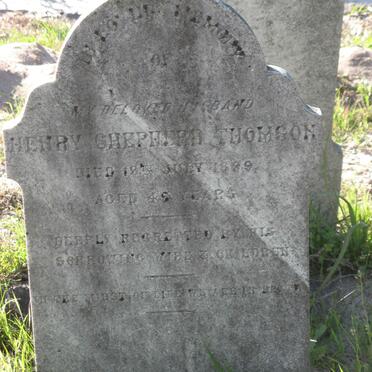 THOMSON Henry Shepherd -1899