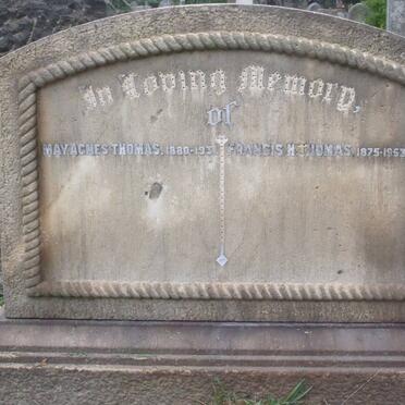 THOMAS May Agnes 1880-1931 :: THOMAS Francis H. 1875-1953