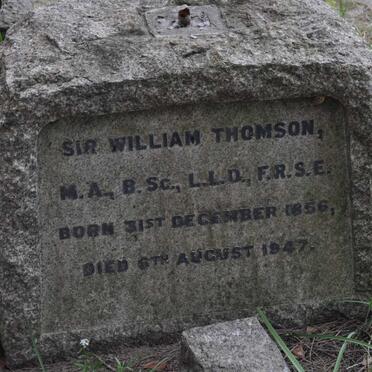 THOMSON William 1856-1947