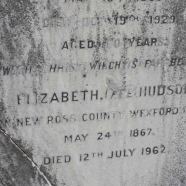 THOMPSON Elizabeth HUDSON 1867-1962