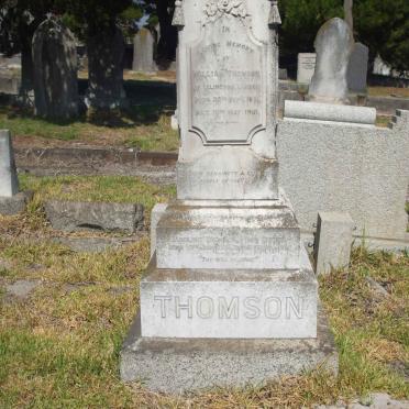 THOMSON William 1851-1901 &amp; Caroline TRENT 1853-1911