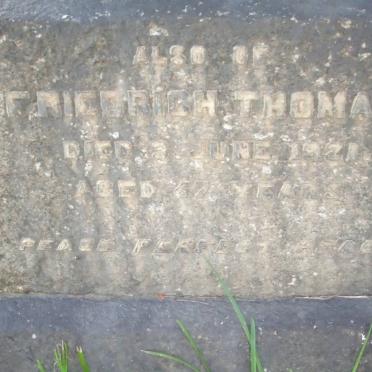THOMAS Friedrich -1921 :: THOMAS Julia -1918