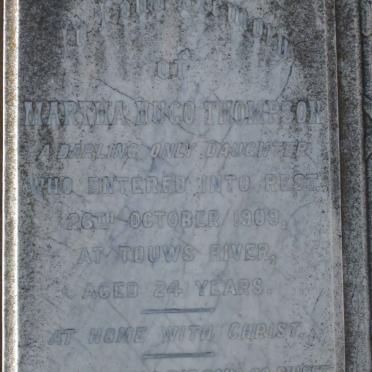 THOMPSON Martha Hugo  -1909