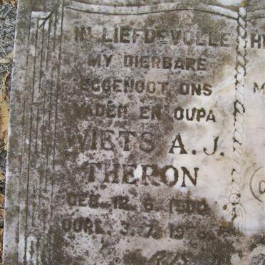 THERON Wiets A.J. 1900-1978