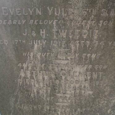 TWEEDIE James -1934 &amp; Helen -1945 :: TWEEDIE Evelyn Yule -1915 :: TWEEDIE Arthur Clement -1933