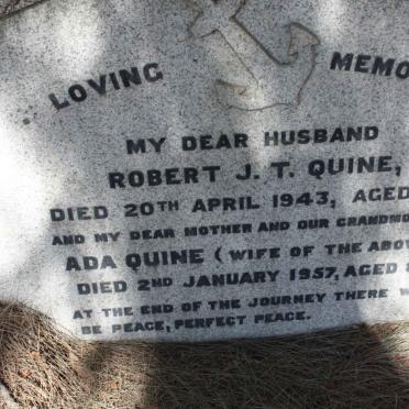 QUINE Robert J.T. -1943 &amp; Ada -1957