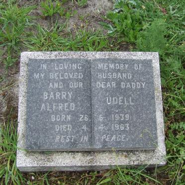 UDELL Barry Alfred 1939-1963