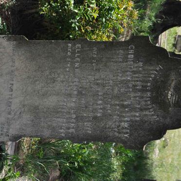 VERWEY Christian Peter -1927 &amp; Julia JACKSON -19?? :: LOCKE Ellen Berendina -1954