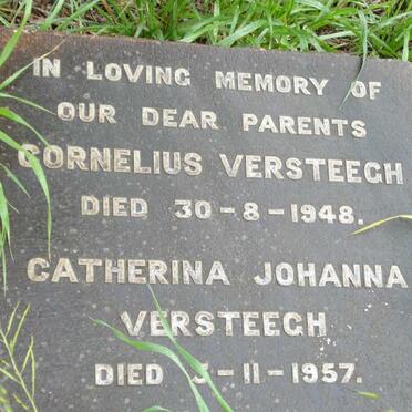 VERSTEEGH Cornelius -1948 &amp; Catharina Johanna -1957