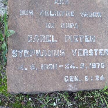 VERSTER Carel Pieter Stephanus 1896-1970